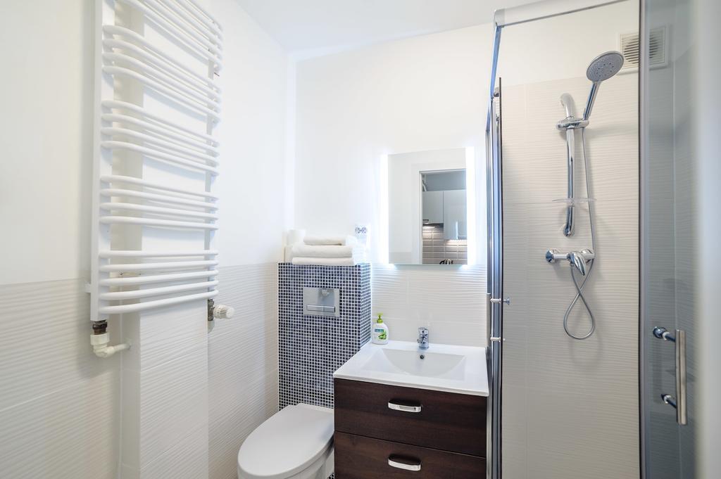 Apartament Grojecka Korotynskiego Appartement Warschau Kamer foto